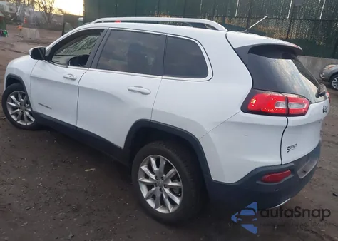 2015 Jeep Cherokee Limited z USA, uszkodzony, nr VIN 1C4PJLDBXFW722011